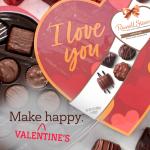 I LOVE YOU" Heart Chocolate Gift Box