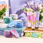 Cozy Gift Basket with Candles and Hand Cream