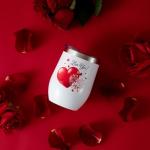 Romantic Heart-Shaped Gift Basket for Her