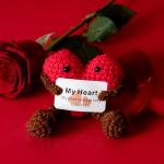 Romantic Heart-Shaped Gift Basket for Her