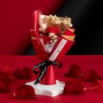 Romantic Heart-Shaped Gift Basket for Her