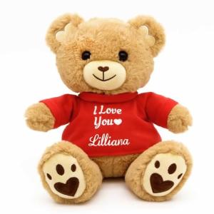Personalized "I Love You" Teddy Bear