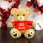 Personalized "I Love You" Teddy Bear
