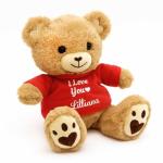 Personalized "I Love You" Teddy Bear