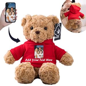 Personalized Teddy Bear with Custom Text & Image