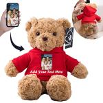 Personalized Teddy Bear with Custom Text & Image