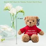 Personalized Teddy Bear with Custom Text & Image
