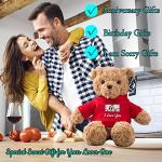 Personalized Teddy Bear with Custom Text & Image