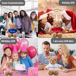 Personalized Teddy Bear with Custom Text & Image