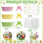 Easter Woven Baskets Set with Gift Bags