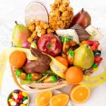 Easter Bunny Fruit & Treats Gift Basket