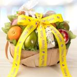 Easter Bunny Fruit & Treats Gift Basket