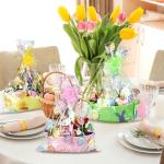 Easter Woven Baskets Set with Gift Bags