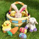 Easter Plush Playset Basket Stuffers for Kids