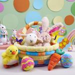 Easter Plush Playset Basket Stuffers for Kids