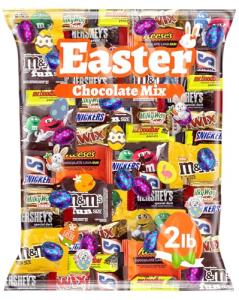 Easter Chocolate Egg and Candy Variety Basket