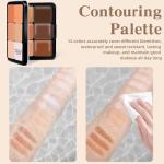 12-Color Cream Concealer & Contour Palette