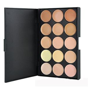 15-Color Hydrating Concealer Palette for Flawless Skin