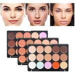15-Color Hydrating Concealer Palette for Flawless Skin