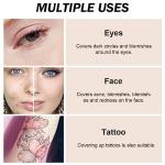 Kaely Full Coverage Concealer Set - Light Cream