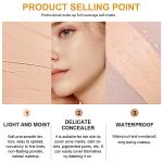 Kaely Full Coverage Concealer Set - Light Cream