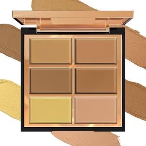 6-Color Correcting Concealer Palette for Flawless Skin