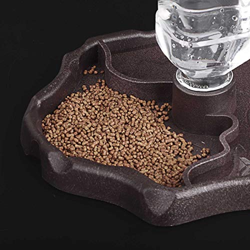 MACGOAL Reptile Food and Water Bowl with Bottle