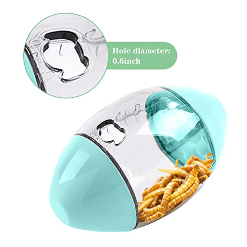 Interactive Rugby Lizard Feeder Toys for Bearded Dragons