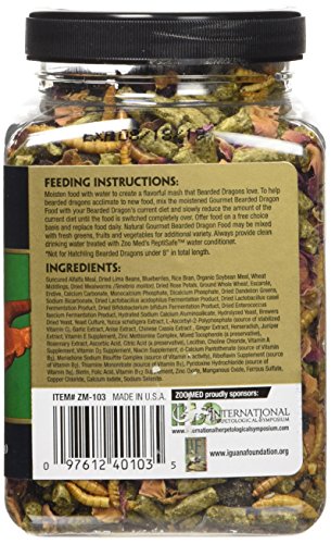 Zoo Med Gourmet Bearded Dragon Food 233.9g