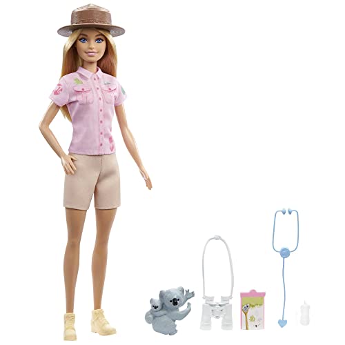 1990s Barbie Zoologist Doll with Accessories