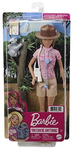 1990s Barbie Zoologist Doll with Accessories