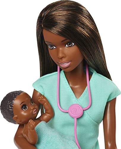 1990s Barbie Baby Doctor Doll & Playset
