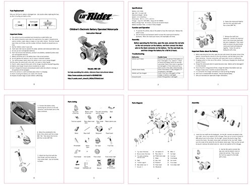 Lil' Rider Pink Motorcycle Trike for Kids
