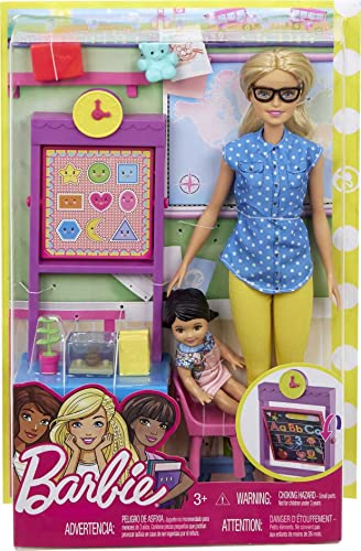 Mattel Barbie Teacher Set with Student & Accessories