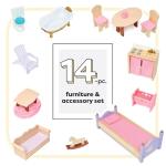Classic Barbie Dollhouse with Easy Assembly, Accessories