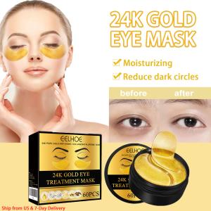 24K Gold Eye Masks for Dark Circles & Puffiness