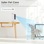 Samrado 2K Smart Pet Camera with Treat Dispenser