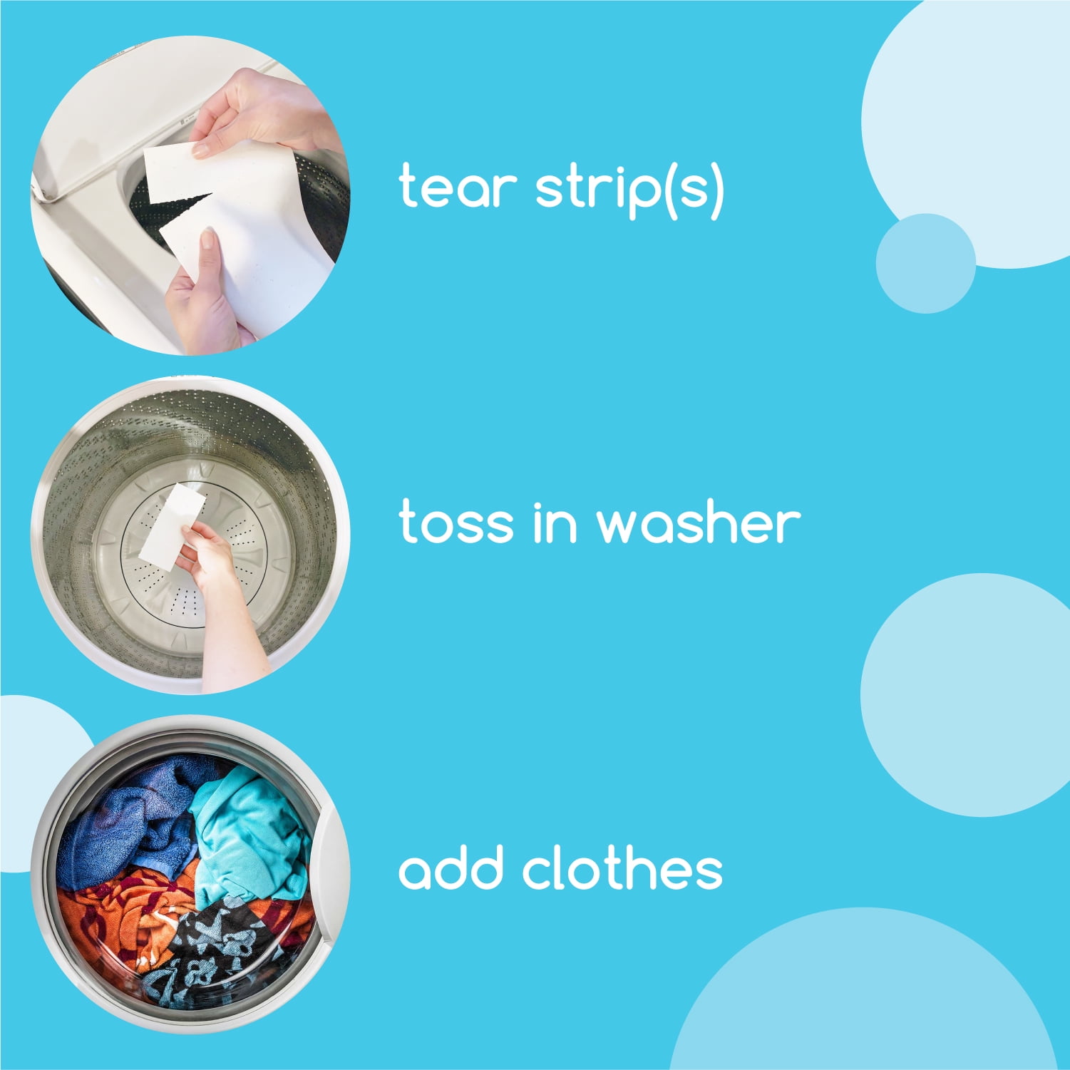 Eco-Friendly Laundry Detergent Sheets - 32 Count