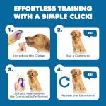 7-Pack Multicolor Dog Clickers for Easy Training