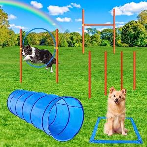 XiaZ Dog Agility Course Training Kit for Backyard
