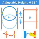 XiaZ Dog Agility Course Training Kit for Backyard