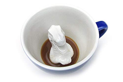T-Rex Ceramic Cup with Hidden Animal Inside