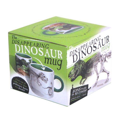 Disappearing Dinosaur Mug 2014 #1392  Unemployed Philosophers Guild  NEW