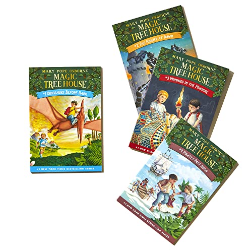 Dinosaur Bundle: Magic Tree House Books 1-4