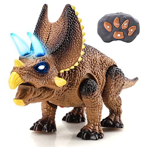 Remote Control Triceratops Dinosaur Toy