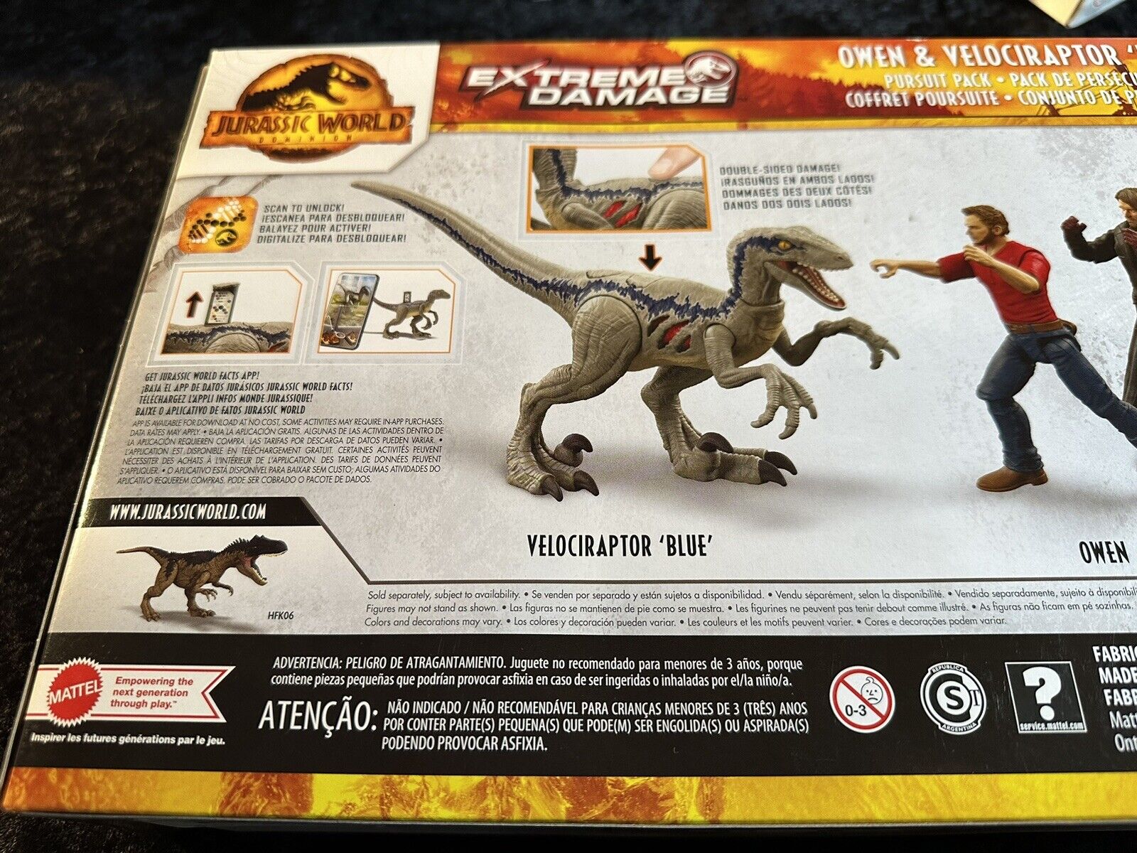 Jurassic World Dominion Damage Pursuit Pack