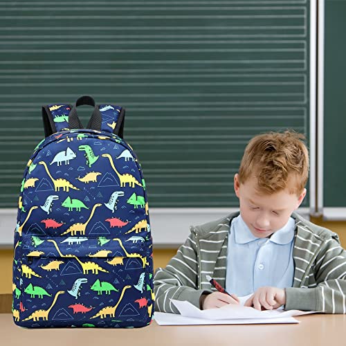 Dino-themed backpack and lunchbox set for kids