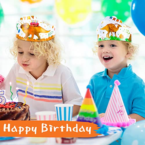 Dinosaur Party Hats - 30 Pack