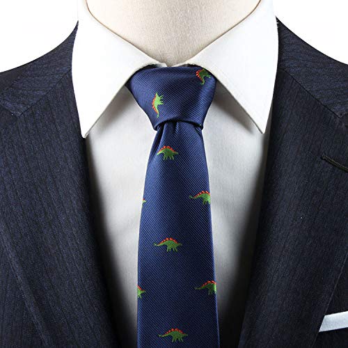 Stegosaurus Dinosaur Necktie for Men