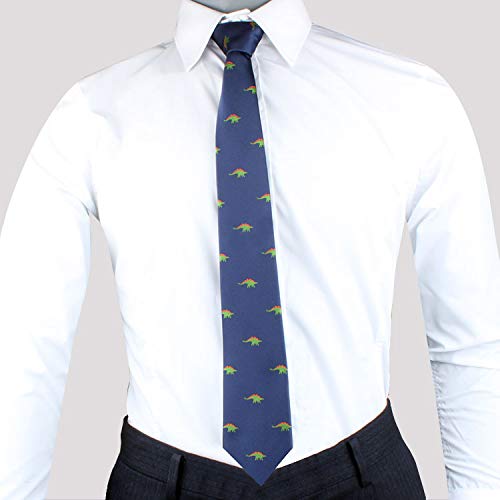 Stegosaurus Dinosaur Necktie for Men
